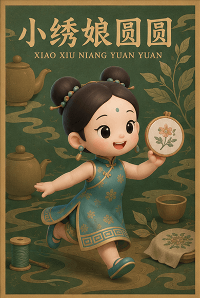 小绣娘圆圆海报 2